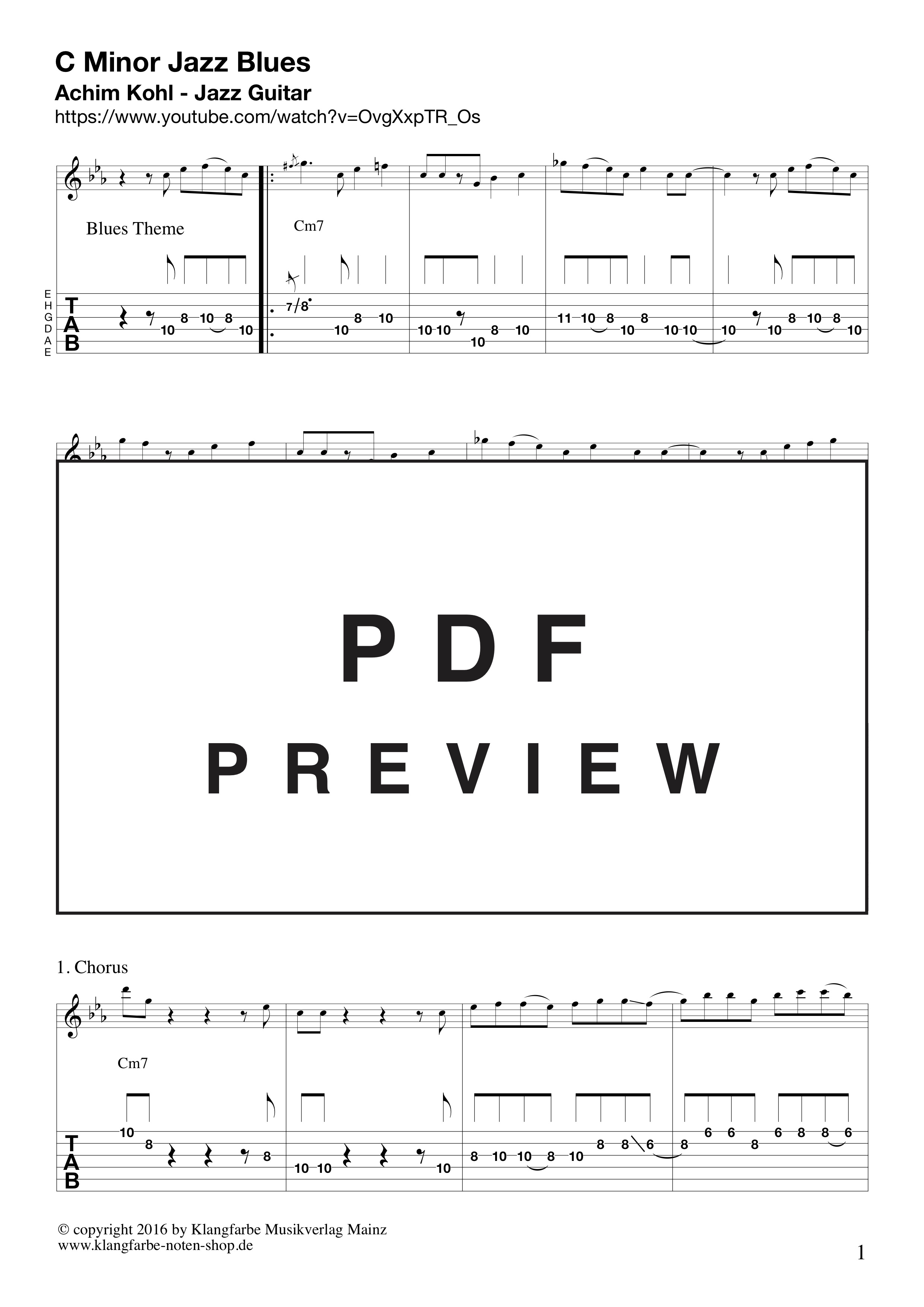 jazz blues soloing for guitar pdf