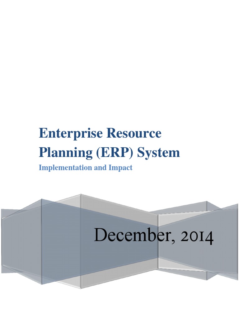enterprise resource planning pdf
