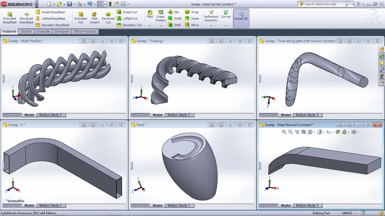guide curves solidworks sweep t shape