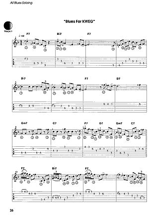 jazz blues soloing for guitar pdf