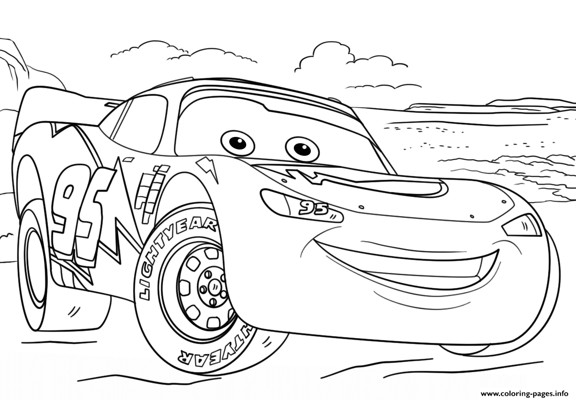 lightning mcqueen coloring pages printable pdf